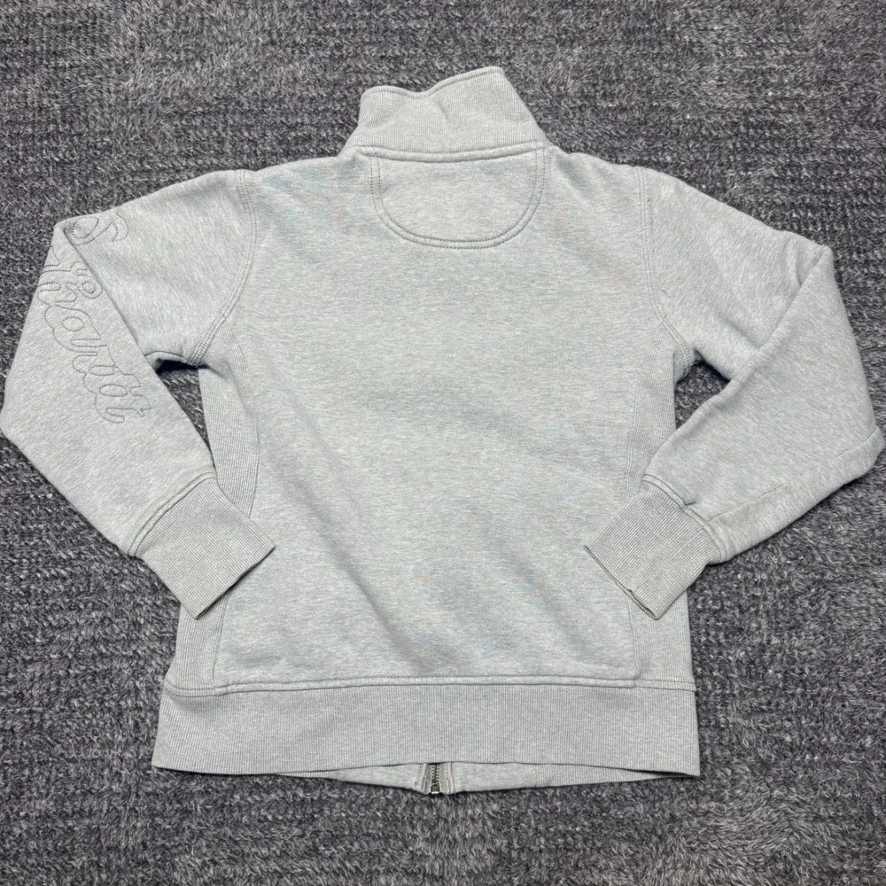 Carhartt Girls Full‎ Zip Jacket Sweatshirt Size S 4-6 Heather Gray Fleece